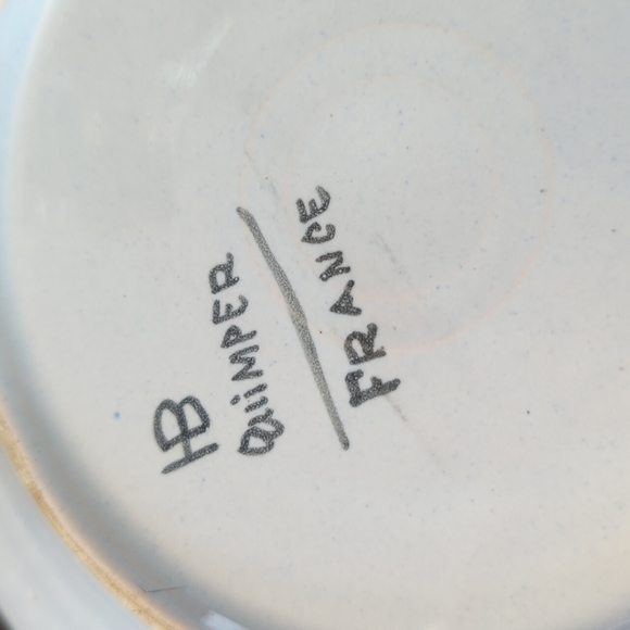 Vintage HB Quimper Plate - Picture 6 of 10